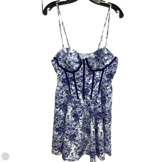 Dress Casual Midi By Clothes Mentor In Floral Print, Size: L