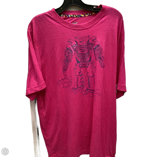 Top Short Sleeve By Nike In Multi-colored, Size: 2x