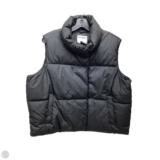 Vest Puffer & Quilted By Old Navy In Black, Size: L