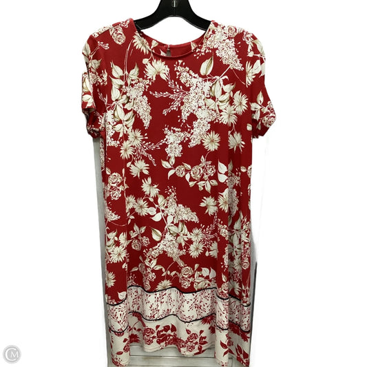 Dress Casual Midi By J. Jill In Floral Print, Size: S