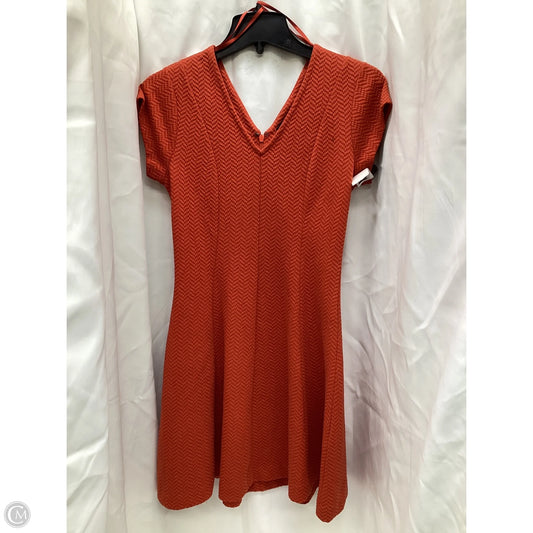 Dress Casual Midi By Banana Republic In Orange, Size: 4