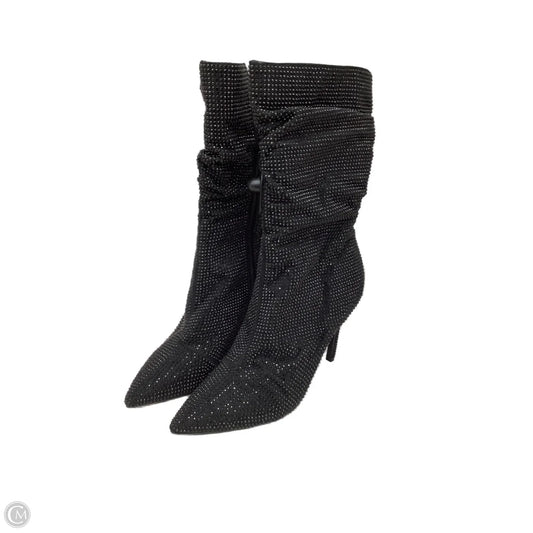 Boots Mid-calf Heels By Thalia Sodi In Black, Size: 9