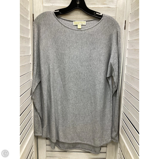 Top Long Sleeve By Michael Dawkins In Grey, Size: S