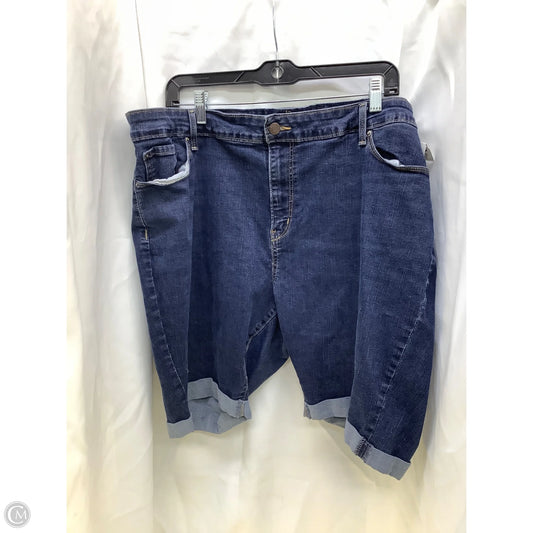 Shorts By Levis In Blue Denim, Size: 22