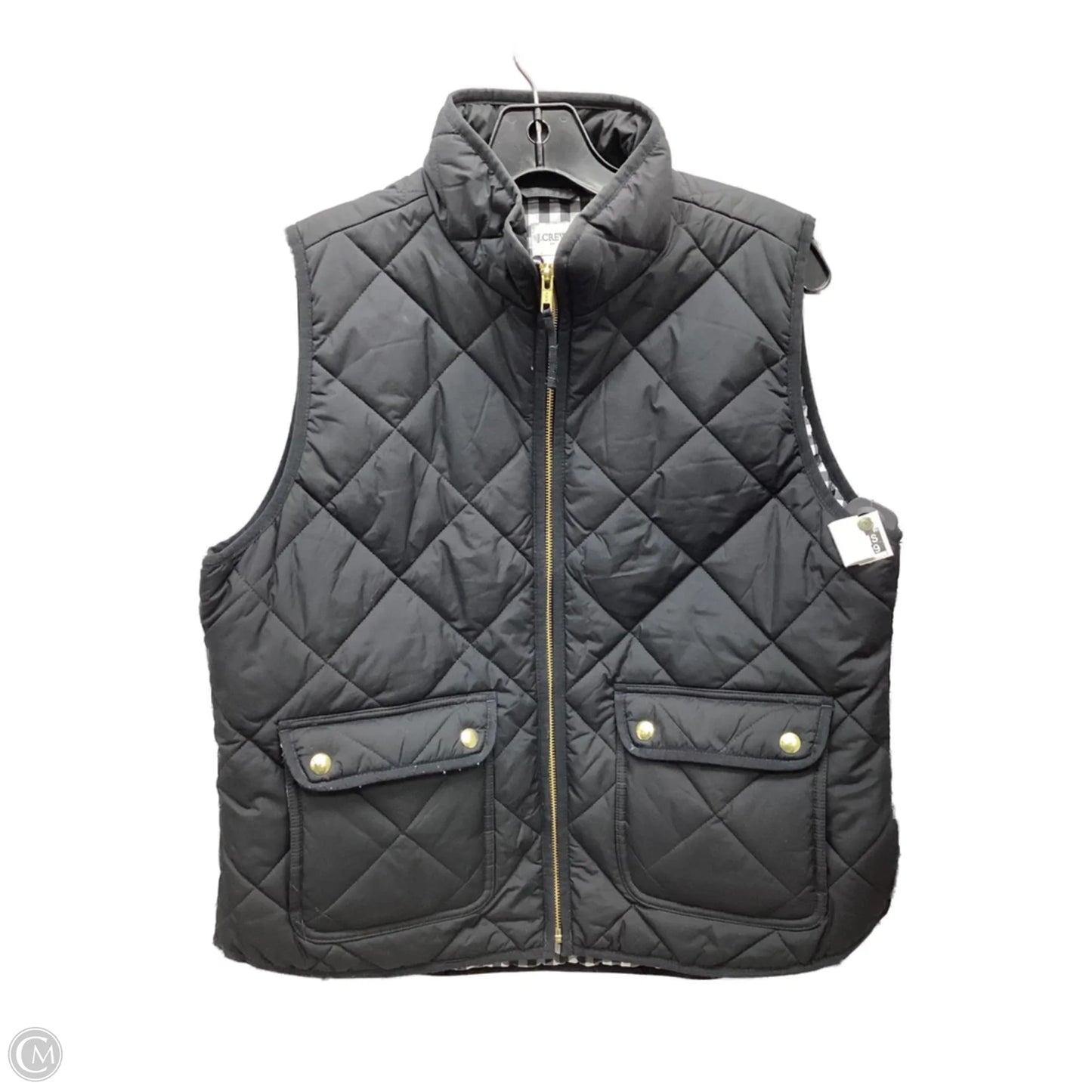Vest Puffer & Quilted By J. Crew In Black, Size: L