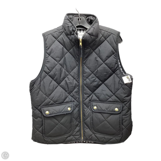 Vest Puffer & Quilted By J. Crew In Black, Size: L