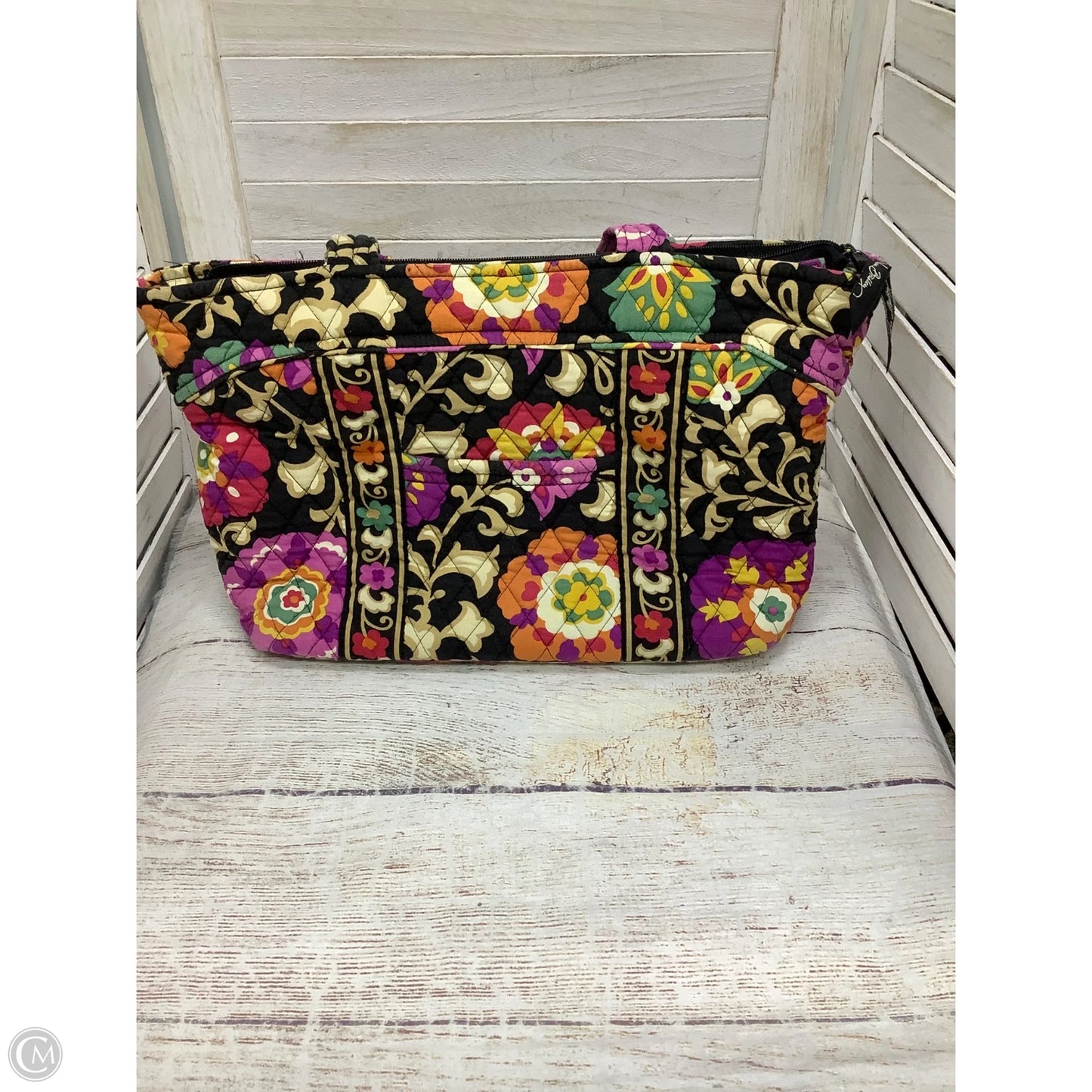 Handbag By Vera Bradley, Size: Large