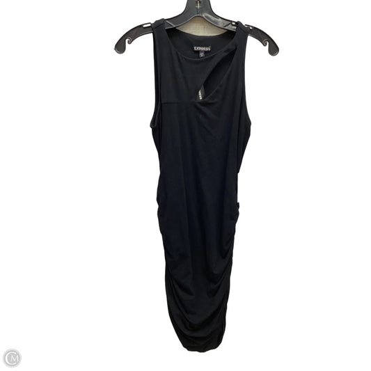 Dress Casual Midi By Express In Black, Size: S