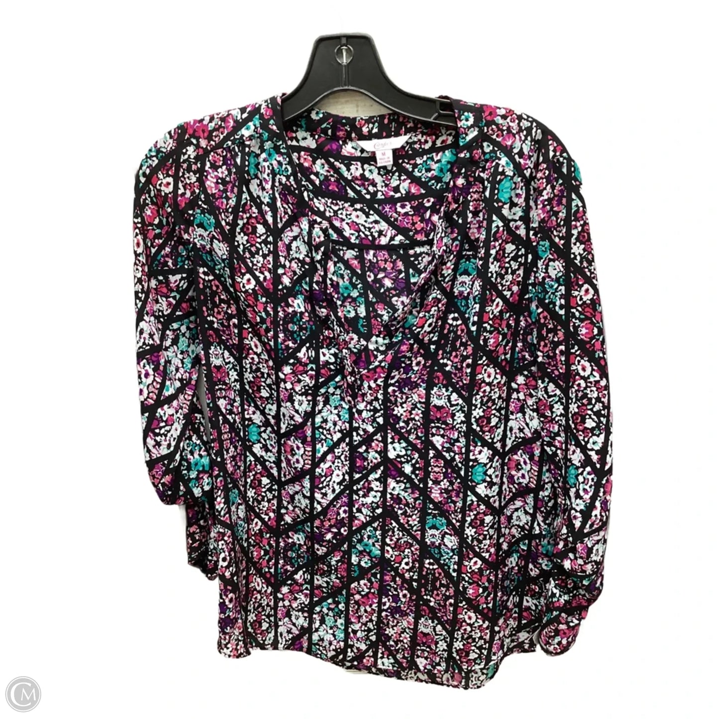 Top Long Sleeve By Candies In Floral Print, Size: M