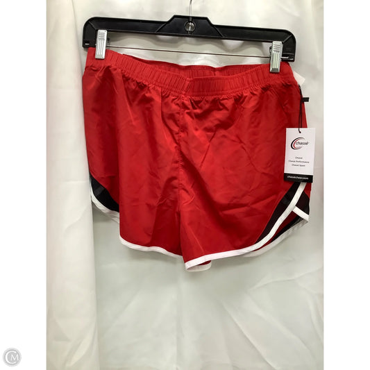 Athletic Shorts By Clothes Mentor In Black & Red, Size: M
