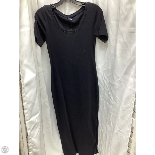 Dress Casual Maxi By Old Navy In Black, Size: S