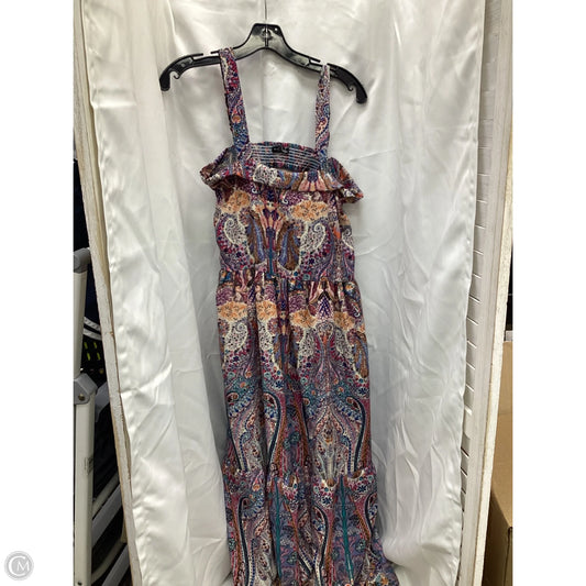 Dress Casual Maxi By Clothes Mentor In Multi-colored, Size: S