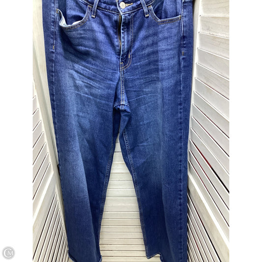 Jeans Wide Leg By Old Navy In Blue Denim, Size: 10