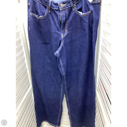 Jeans Wide Leg By Old Navy In Blue Denim, Size: 12
