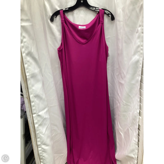 Dress Casual Maxi By Columbia In Pink, Size: L