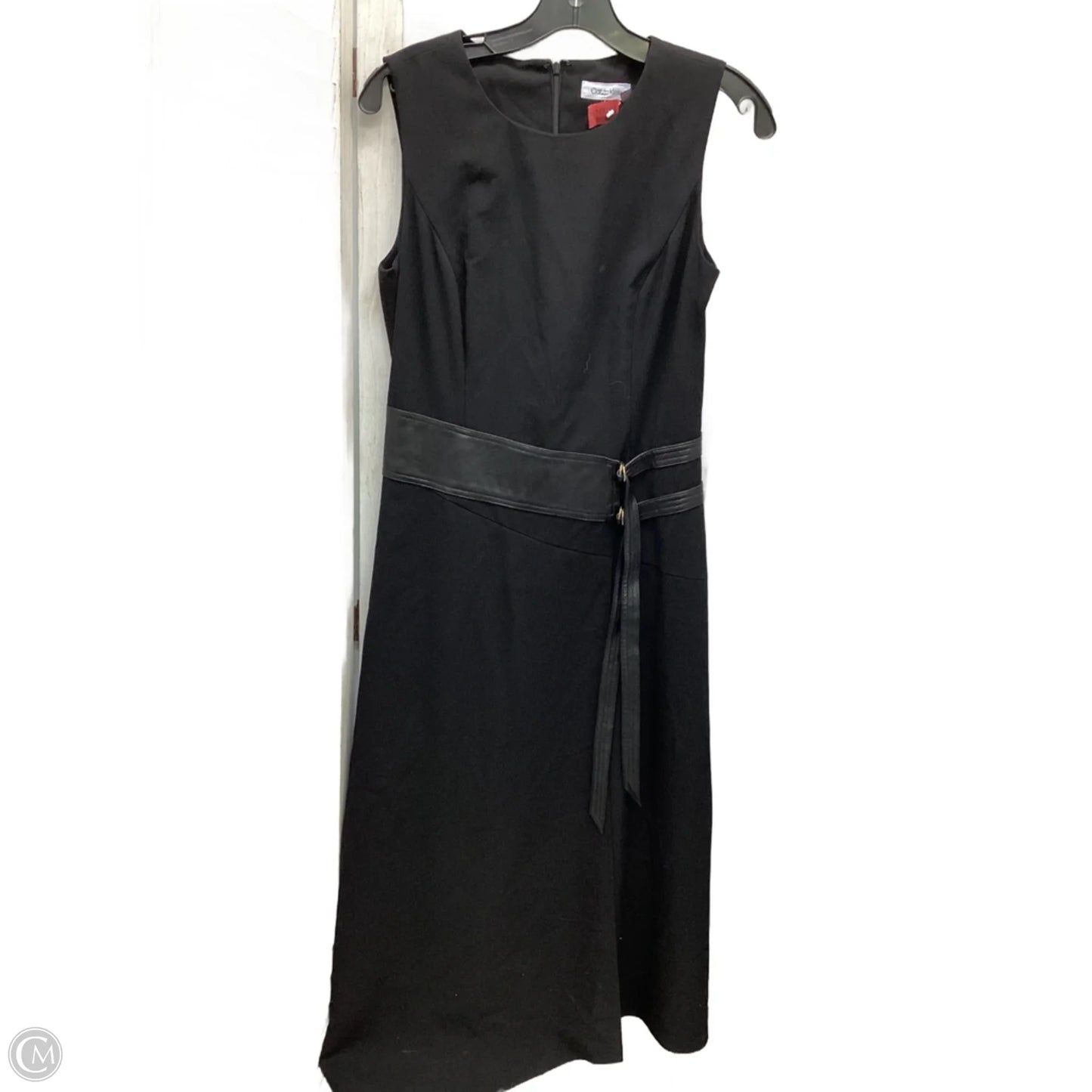 Dress Casual Midi By Calvin Klein In Black, Size: 6