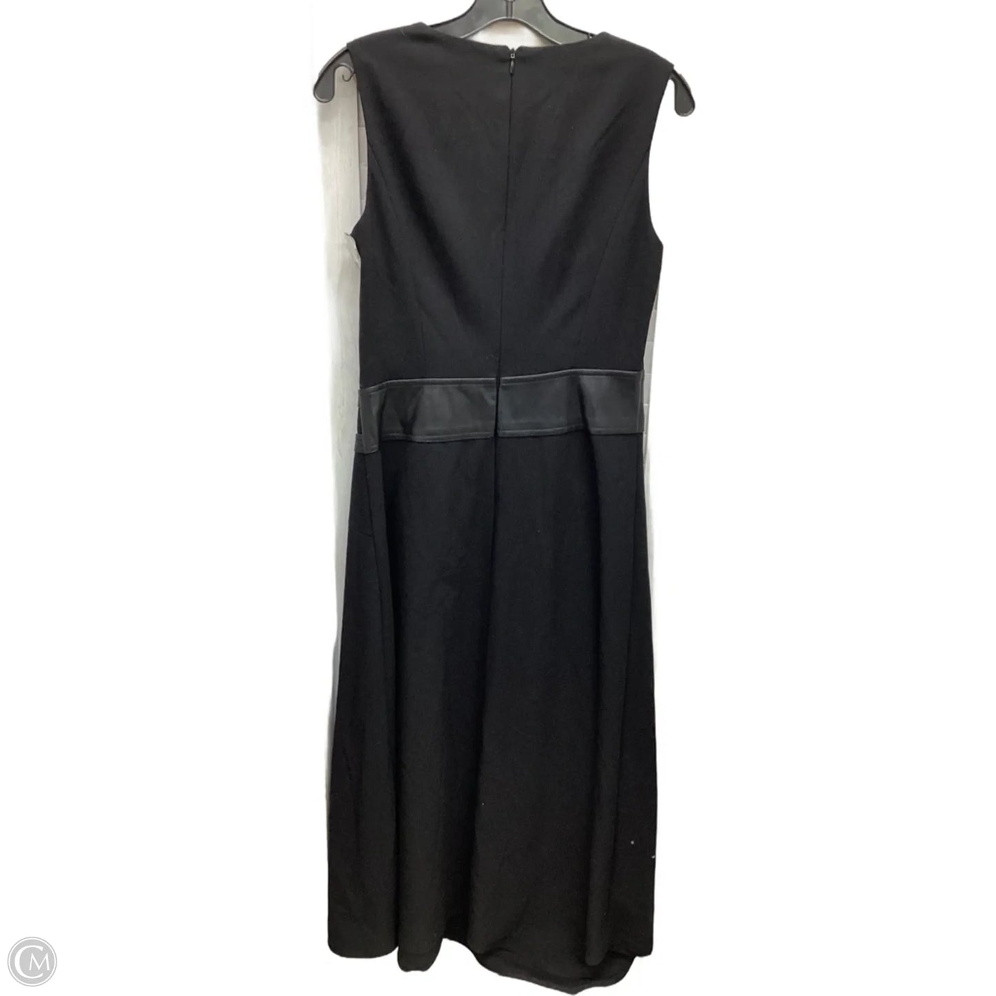 Dress Casual Midi By Calvin Klein In Black, Size: 6
