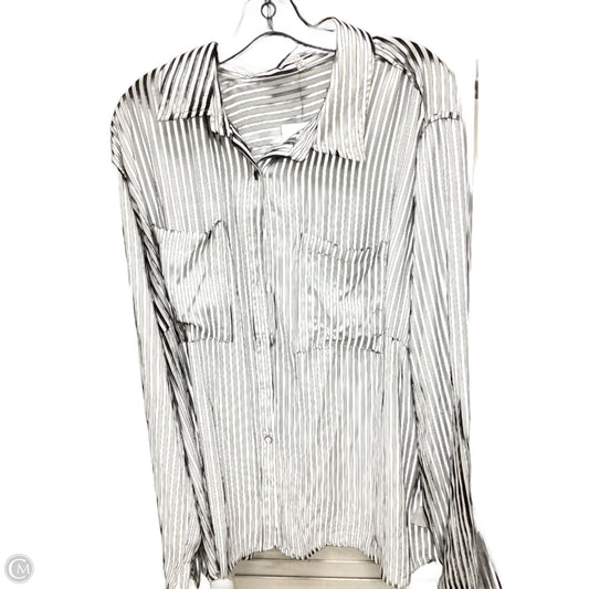 Top Long Sleeve By Fashion Nova In Striped Pattern, Size: 3x