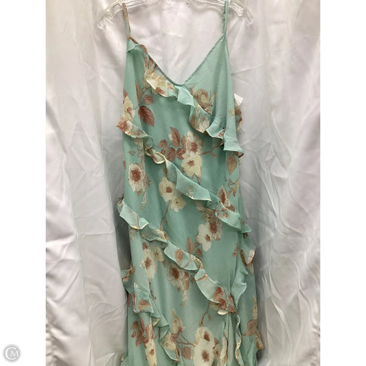 Dress Casual Maxi By A New Day In Floral Print, Size: Xxl