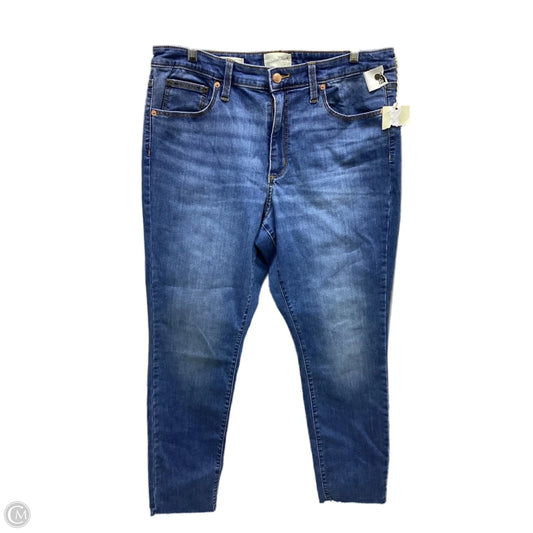 Jeans Straight By Universal Thread In Blue Denim, Size: 14