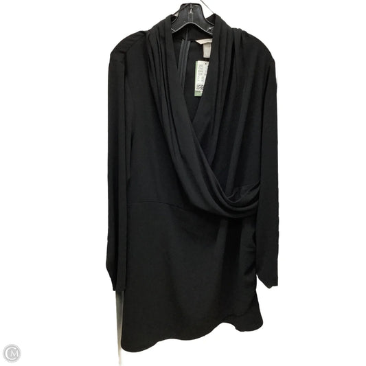 Dress Casual Midi By H&m In Black, Size: Xxl