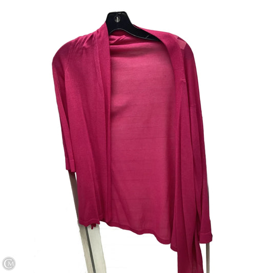 Cardigan By Chicos In Pink, Size: Xl