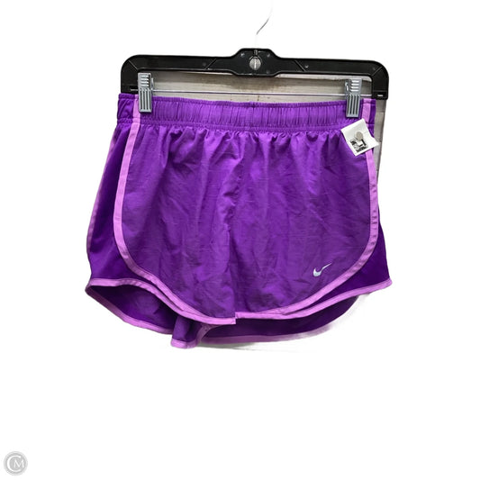 Athletic Shorts By Nike In Purple, Size: S