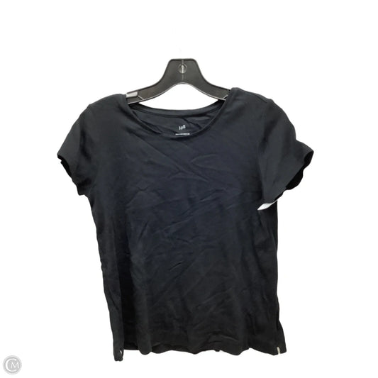Top Short Sleeve By J. Jill In Black, Size: Xs