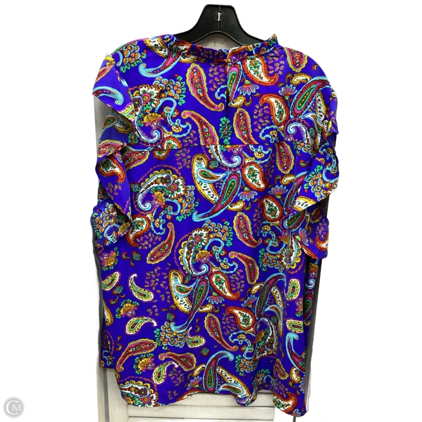 Top Sleeveless By Emily Wonder In Floral Print, Size: 3x