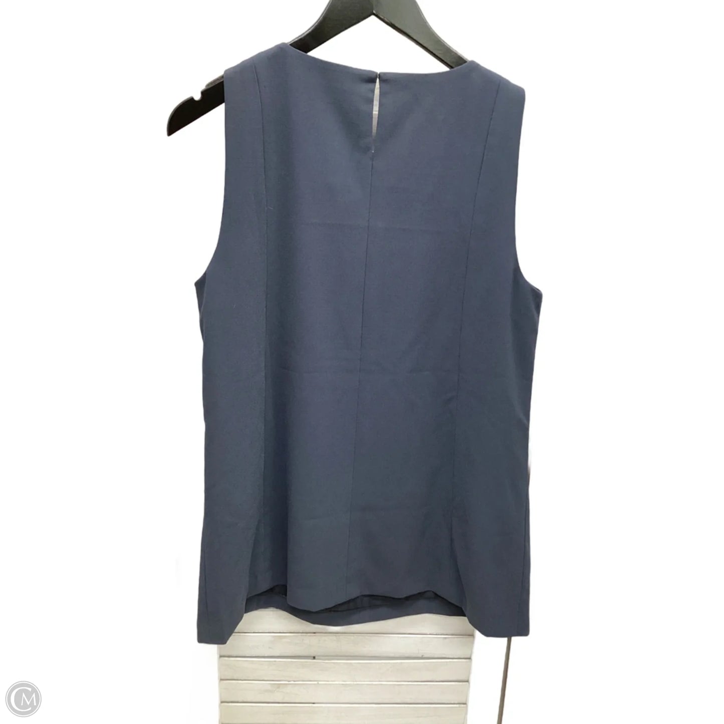 Top Sleeveless By Loft In Grey, Size: M