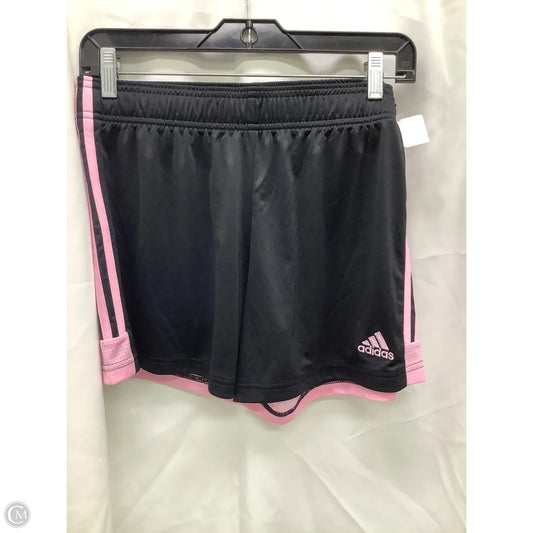 Athletic Shorts By Adidas In Black & Pink, Size: 12