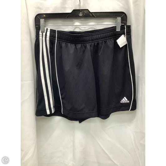 Athletic Shorts By Adidas In Black & White, Size: 12