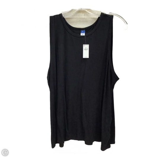 Top Sleeveless By Old Navy In Black, Size: Xl
