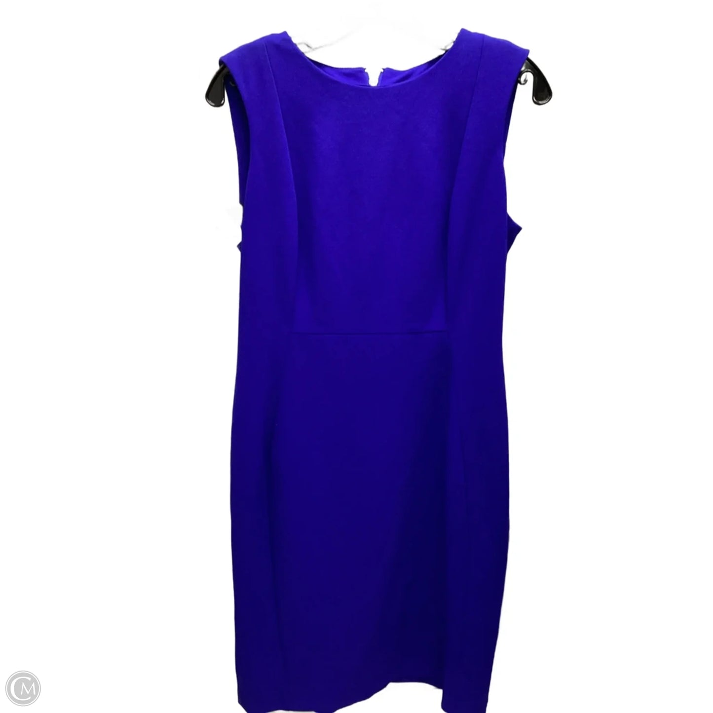 Dress Casual Midi By Calvin Klein In Blue, Size: 10