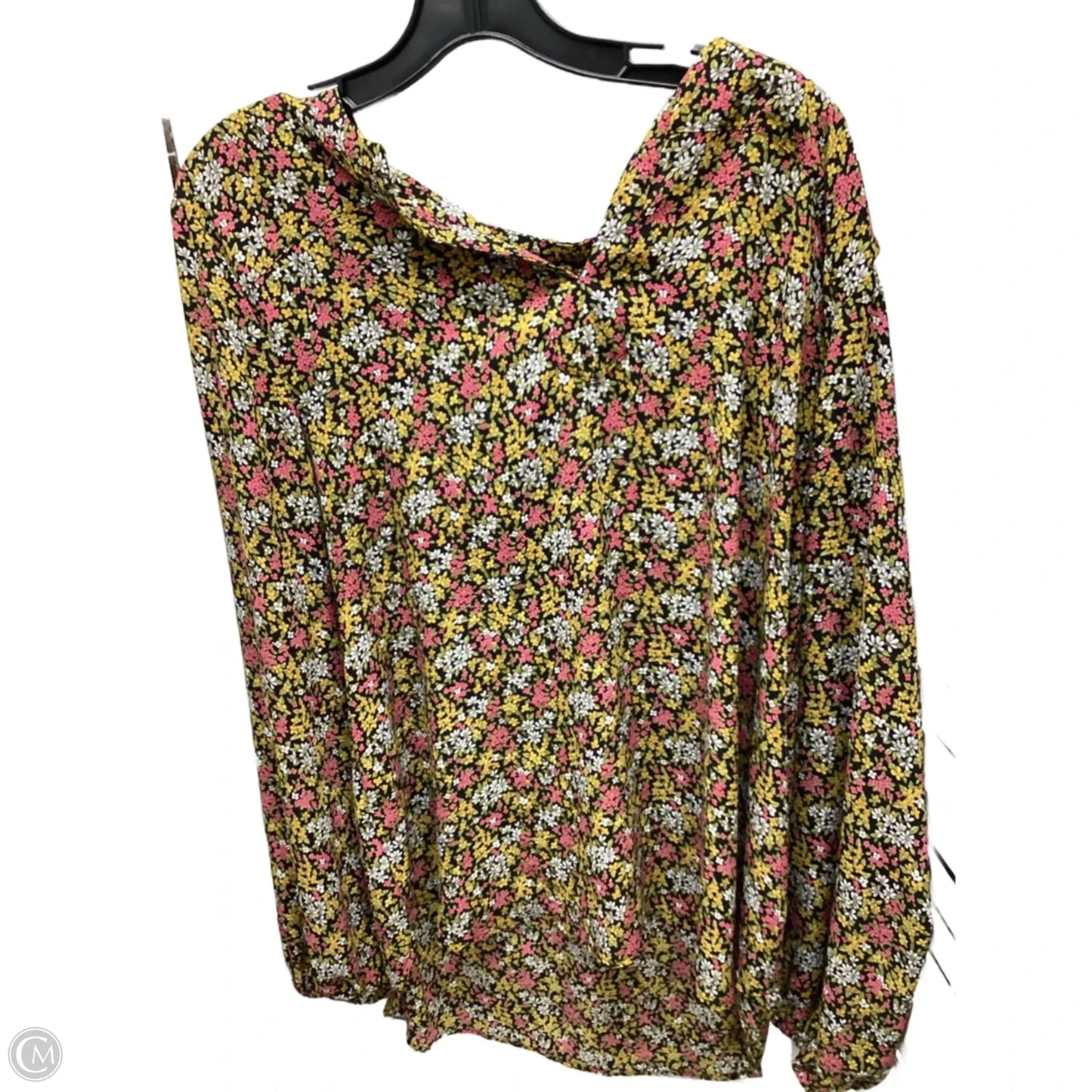 Top Long Sleeve By Loft In Floral Print, Size: Xl