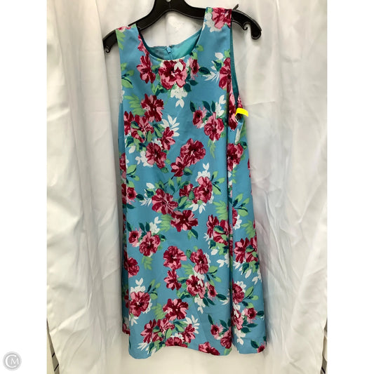Dress Casual Midi By Talbots In Floral Print, Size: 12