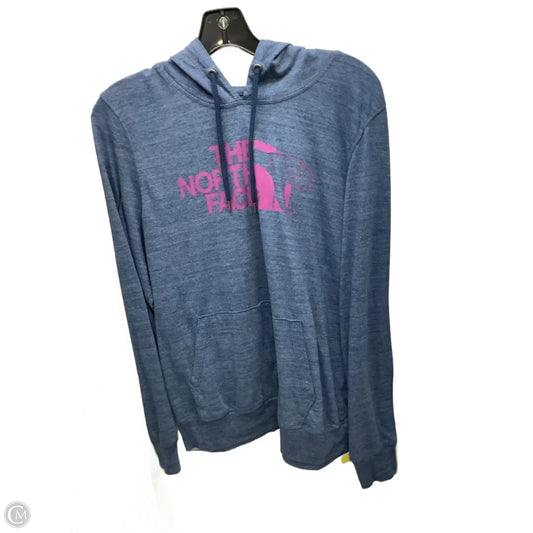 Sweatshirt Hoodie By The North Face In Blue Denim, Size: Xl