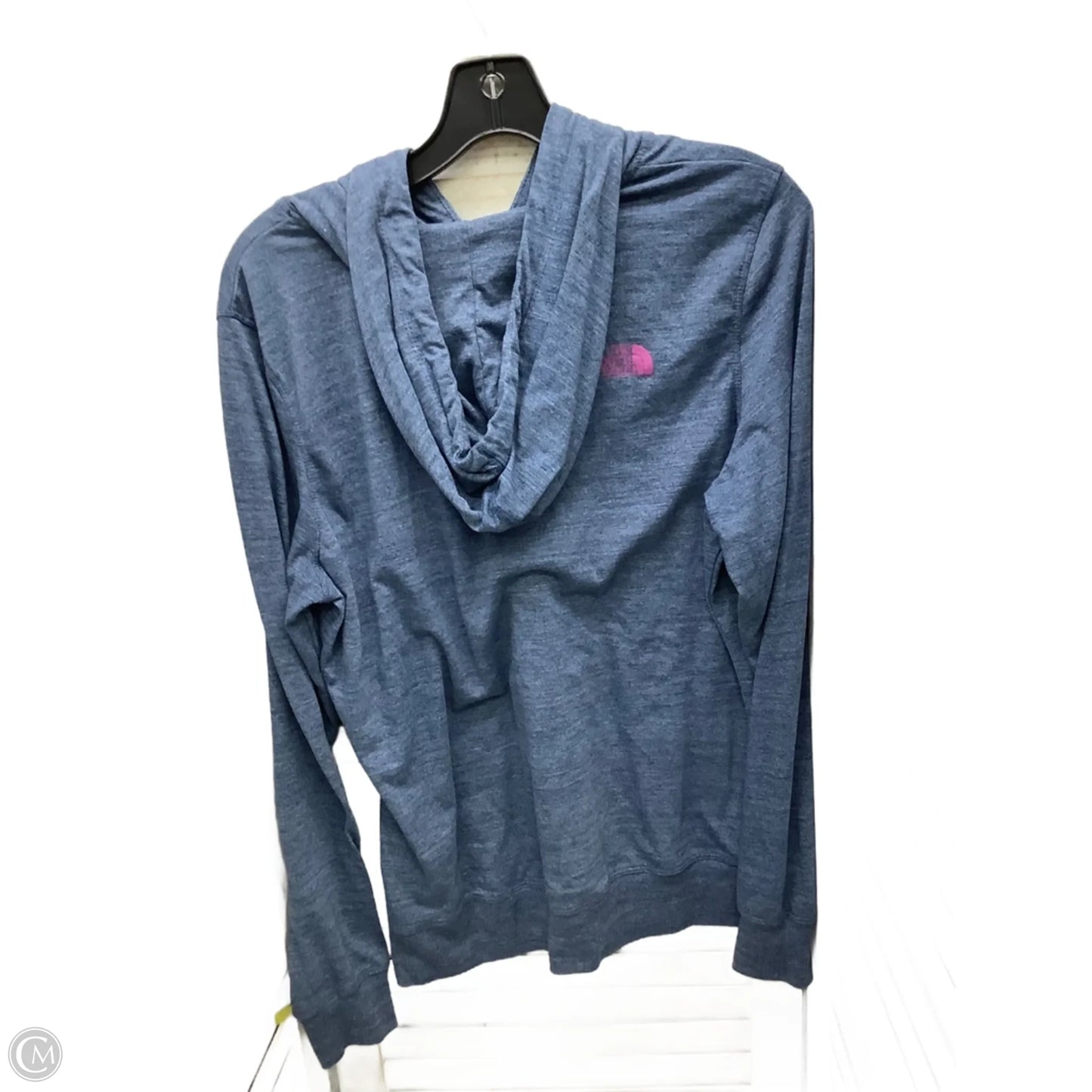 Sweatshirt Hoodie By The North Face In Blue Denim, Size: Xl