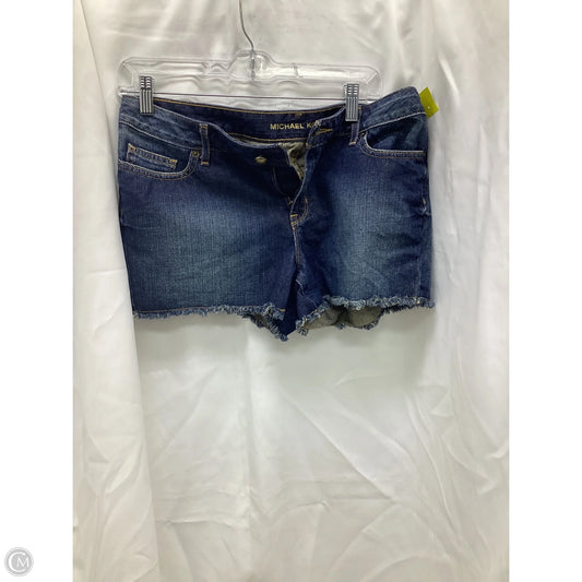 Shorts Designer By Michael Kors In Blue Denim, Size: 8