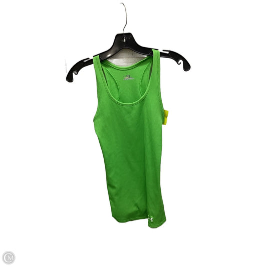Athletic Tank Top By Under Armour In Green, Size: S