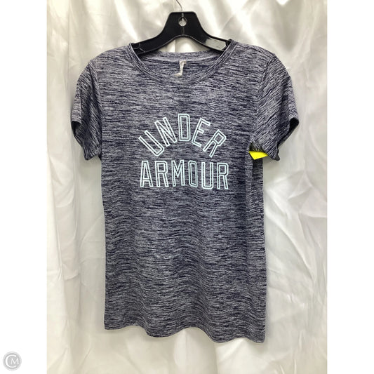 Athletic Top Short Sleeve By Under Armour In Multi-colored, Size: XS