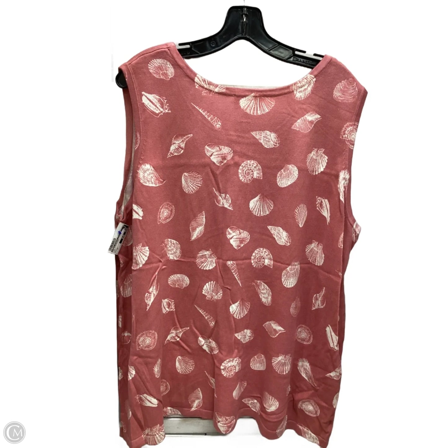 Top Sleeveless By Isaac Mizrahi Live Qvc In Pink, Size: 2x