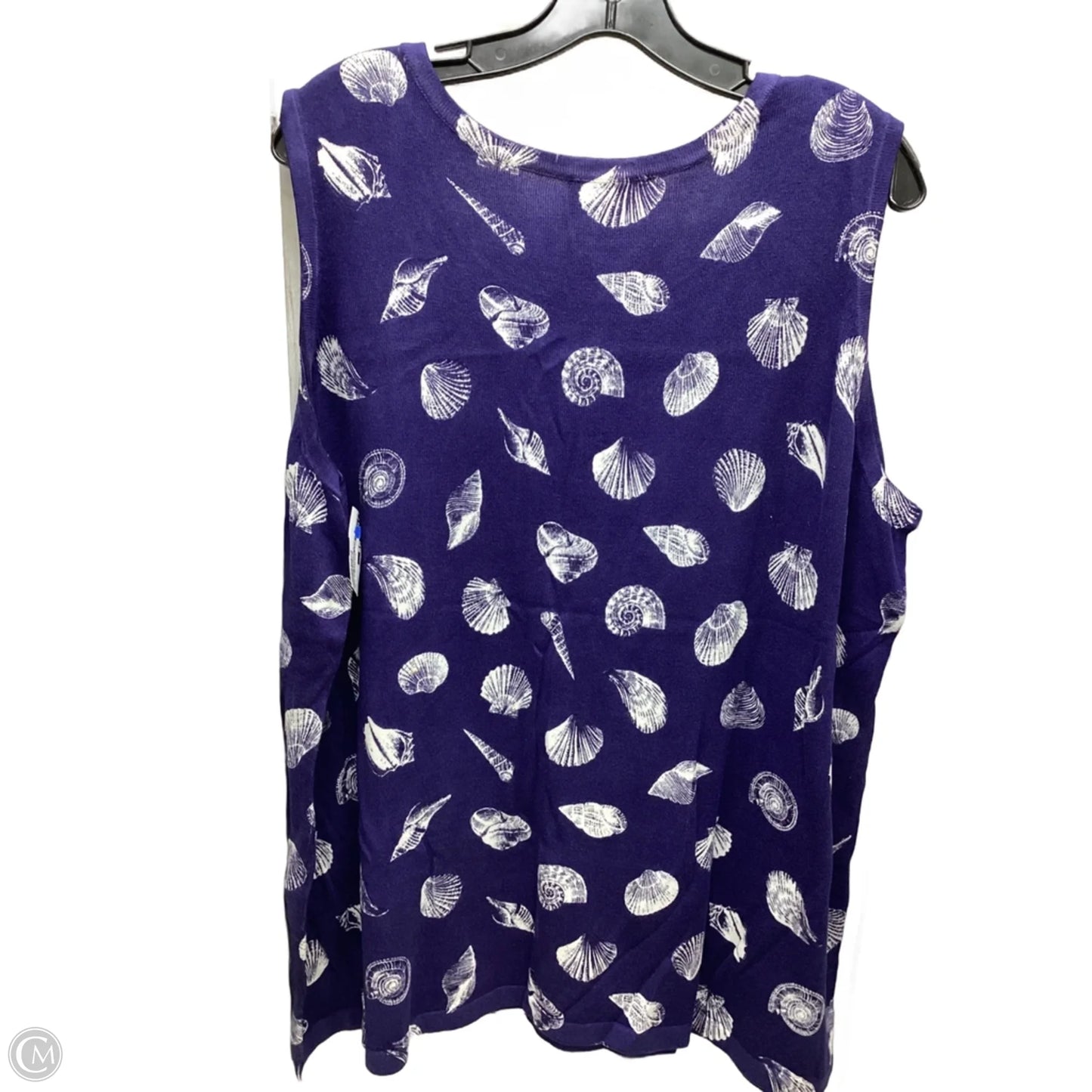 Top Sleeveless By Isaac Mizrahi Live Qvc In Blue, Size: 2x