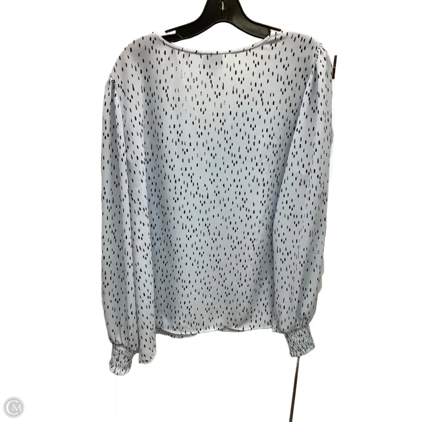 Top Long Sleeve By Worthington In Blue, Size: Xl