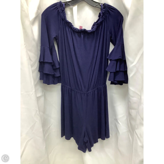 Romper Designer By Lilly Pulitzer In Navy, Size: Xs