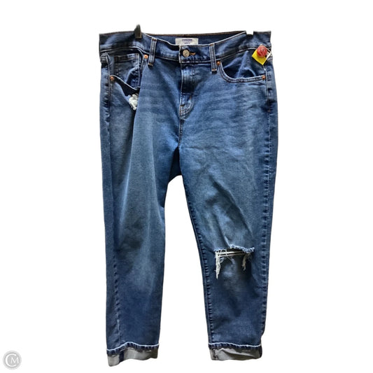 Jeans Boyfriend By Levis In Blue Denim, Size: 6