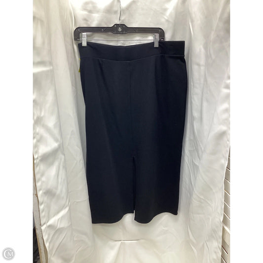 Skirt Midi By J. Jill In Black, Size: L