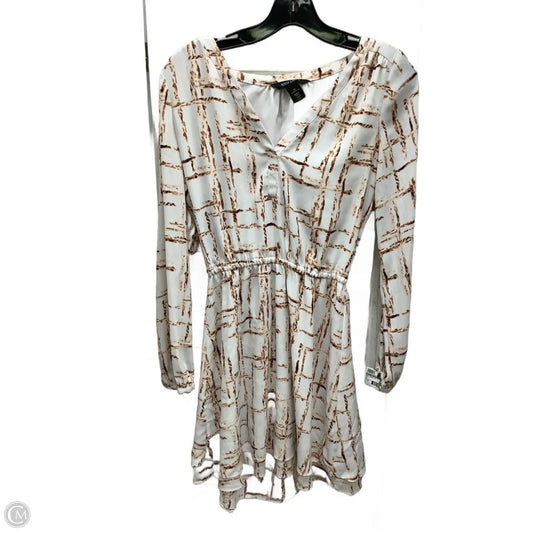 Dress Casual Midi By White House Black Market In Multi-colored, Size: 00