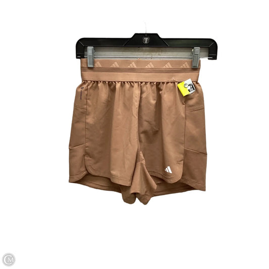 Athletic Shorts By Adidas In Tan, Size: Xs