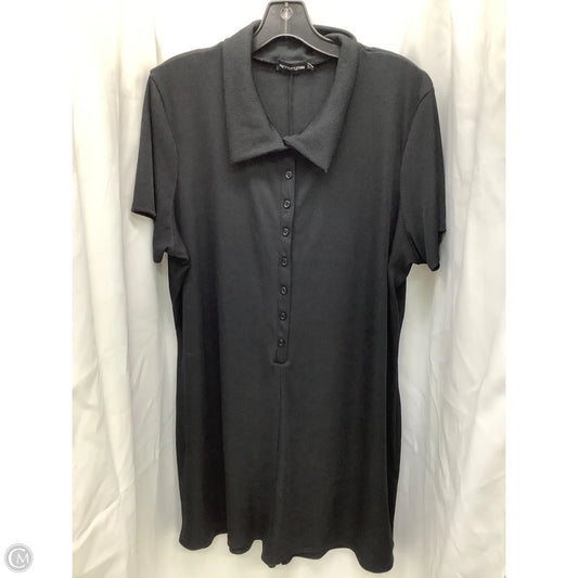 Romper By Pretty Little Thing In Black, Size: 3x